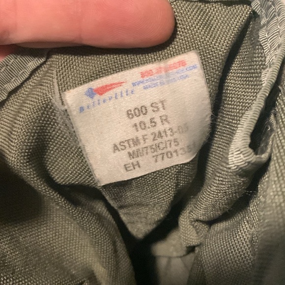 Belleville 10.5 steel toe military boots, they’re in good condition, new laces - Picture 3 of 5